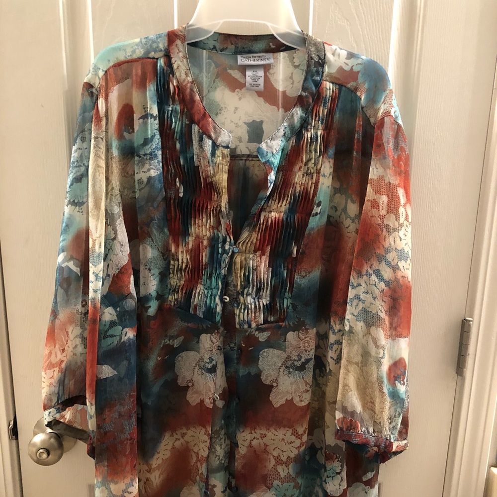 Catherine’s XXL Cover Up Blouse